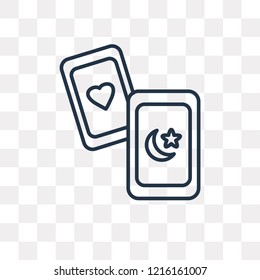 Magic vector outline icon isolated on transparent background, high quality linear Magic transparency concept can be used web and mobile