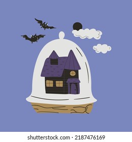 Magic vintage Halloween fall season