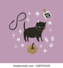 Magic vintage Halloween fall season