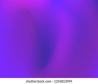 Magic Violet Mesh Template. Dynamic Waves Gradient background. Magenta Neon Light Fluid Backdrop. Hologram Cosmic Background