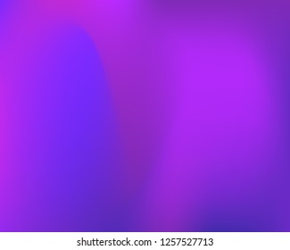 Magic Violet Mesh Template. Dynamic Waves Gradient background. Magenta Neon Light Fluid Backdrop. Hologram Cosmic Background