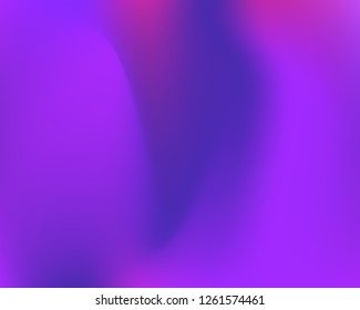 Magic Violet Mesh Template. Dynamic Waves Gradient background. Magenta Neon Light Fluid Backdrop. Hologram Cosmic Background