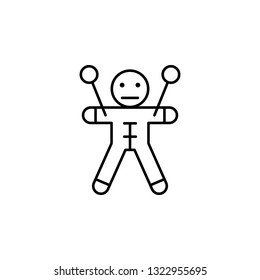 magic voodoo outline icon. Signs and symbols can be used for web, logo, mobile app, UI, UX