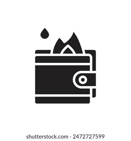 Ilustración vectorial de iconos de billetera mágica