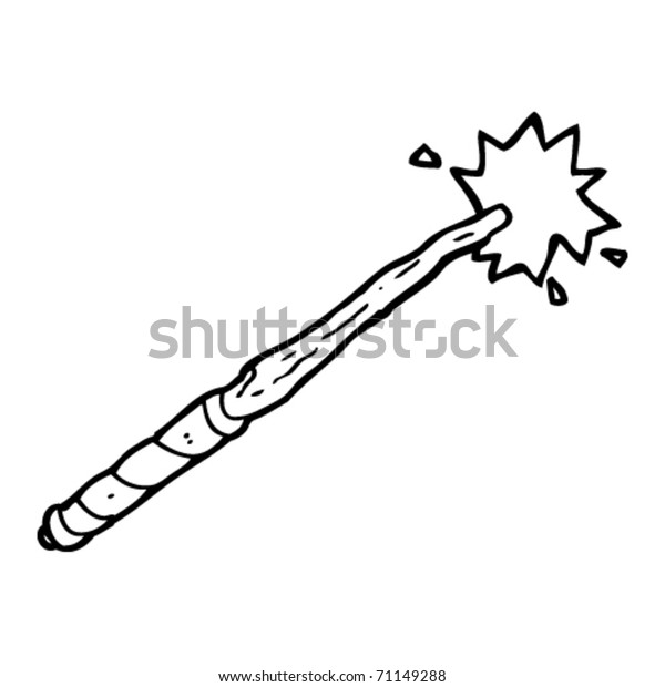 Magic Wand Cartoon Stock Vector Royalty Free 71149288