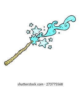magic wand casting spell
