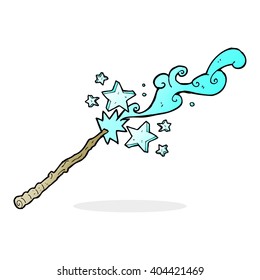 magic wand casting spell