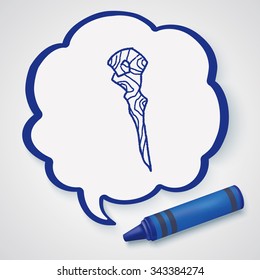 magic wand doodle
