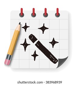 Magic Wand doodle