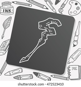magic wand doodle