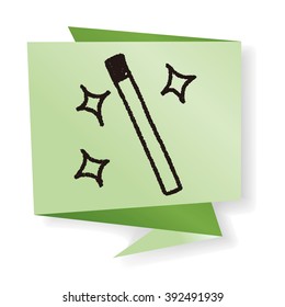 Magic Wand doodle drawing