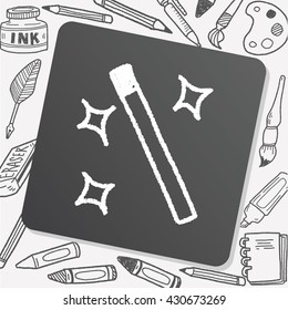 Magic Wand doodle drawing
