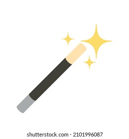 Magic wand emoji vector illustration