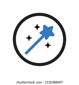 Magic wand or wand icon