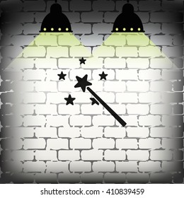 Magic wand icon.