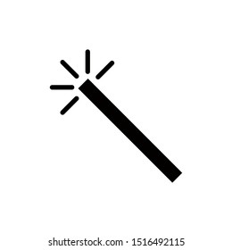 Magic wand icon design template. Trendy style, vector eps 10