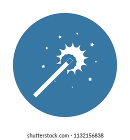 Magic wand icon. Element of party icons for mobile concept and web apps. Badge style Magic wand icon can be used for web and mobile apps