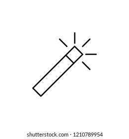 magic wand icon. Element of simple web icon. Thin line icon for website design and development, app development. Premium icon