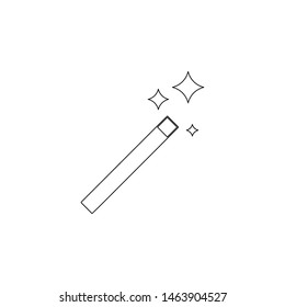 magic wand icon. Element of web for mobile concept and web apps icon. Outline, thin line icon for website design and development, app development