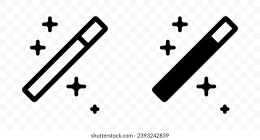 Magic Wand icon. flat design vector illustration for web and mobile
