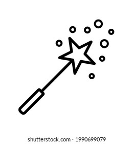 Magic wand icon free vector royalty