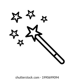 Magic wand icon free vector royalty