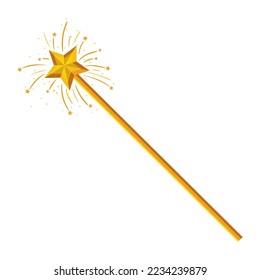 magic wand icon isolated flat