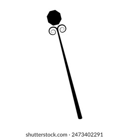 Magic wand icon isolated on white background