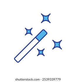 Magic Wand icon isolated on a white background. Vector illustration.