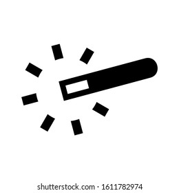 magic wand icon isolated sign symbol vector illustration - high quality black style vector icons
