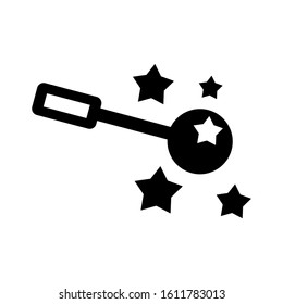 magic wand icon isolated sign symbol vector illustration - high quality black style vector icons
