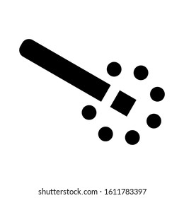 magic wand icon isolated sign symbol vector illustration - high quality black style vector icons
