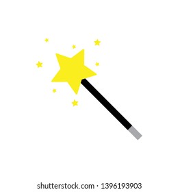magic wand icon isolated vector