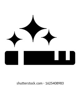magic wand icon or logo isolated sign symbol vector illustration - high quality black style vector icons
