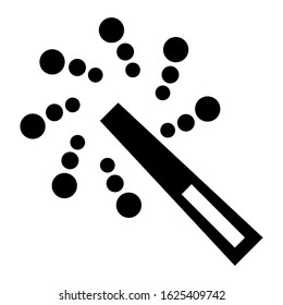 magic wand icon or logo isolated sign symbol vector illustration - high quality black style vector icons
