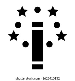 magic wand icon or logo isolated sign symbol vector illustration - high quality black style vector icons

