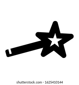 magic wand icon or logo isolated sign symbol vector illustration - high quality black style vector icons

