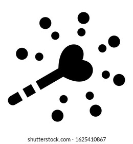 magic wand icon or logo isolated sign symbol vector illustration - high quality black style vector icons
