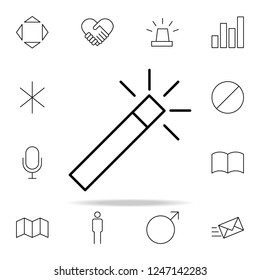 magic wand icon. Minimal Universal Theme icons universal set for web and mobile