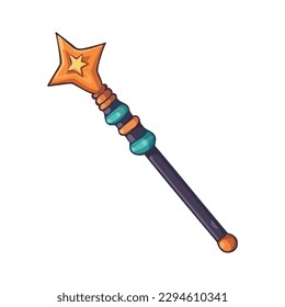 magic wand icon on white background isolated