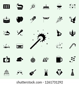 Magic wand icon. Party icons universal set for web and mobile