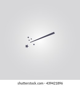 magic wand icon. magic wand sign