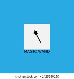 magic wand icon sign signifier vector