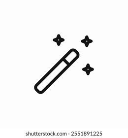 magic wand icon sign vector