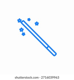 magic wand icon sign vector