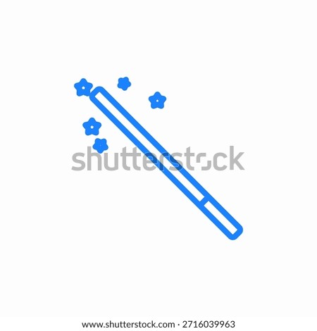 magic wand icon sign vector