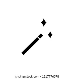 magic wand icon. Simple glyph vector of web set for UI and UX, website or mobile application