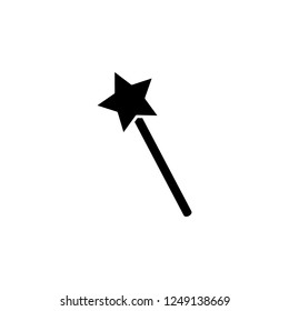 Magic Wand icon. Simple glyph vector of magic set for UI and UX, website or mobile application