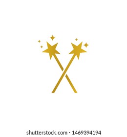magic wand icon symbol design vector