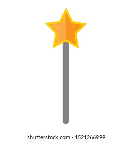 magic wand icon trendy flat design